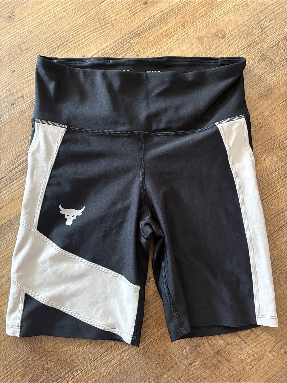 Under Armour Project Rock Women’s Black & White Performance Shorts